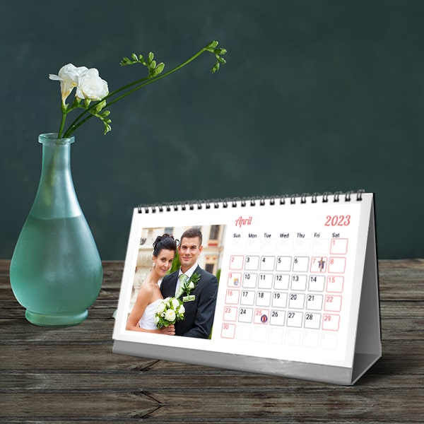 Personalised Desk Calendar