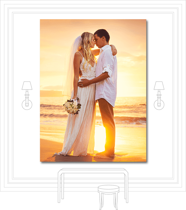 Wedding Photo Printed on Large Canvas Prints Australia CanvasChamp