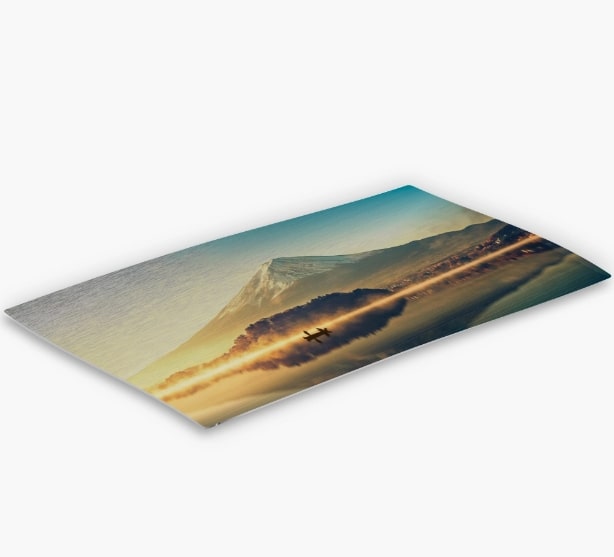 Front View of Panoramic Metal Prints