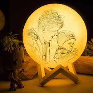 Custom Photo Moon Lamp Father's Day Sale 