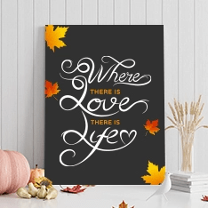 Romantic Thanksgiving Quotes Sale Australia CanvasChamp